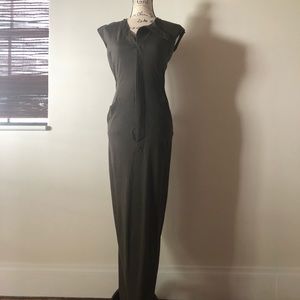 Rick Owens Grey Cotton Naska SS12 Sleeveless Dress